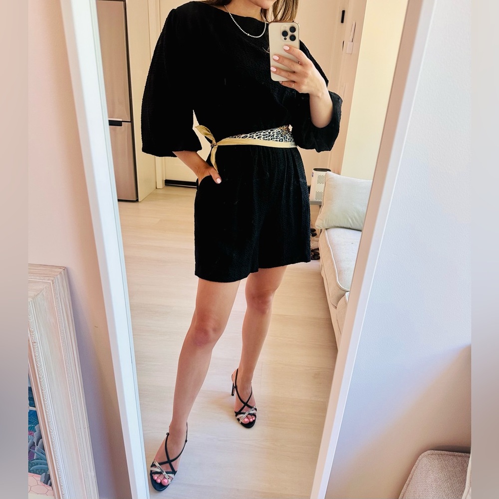 Anthropologie Black Jumpsuit